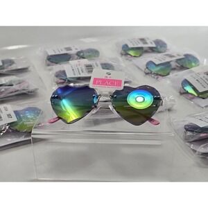 11 Lot Of The Children's Place Multi-Color Beaveled Heart UV Sunglasses-Youth 5+